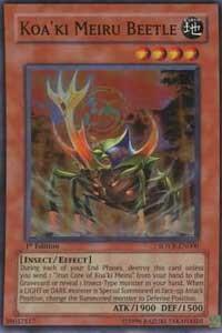 Koa'ki Meiru Beetle SOVR-EN000 card from Stardust Overdrive