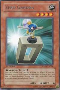 Zero Gardna SOVR-EN006 card from Stardust Overdrive