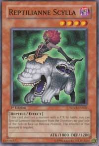 Reptilianne Scylla SOVR-EN022 card from Stardust Overdrive