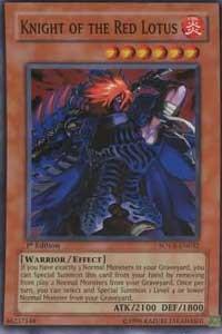 Knight of the Red Lotus SOVR-EN032 card from Stardust Overdrive