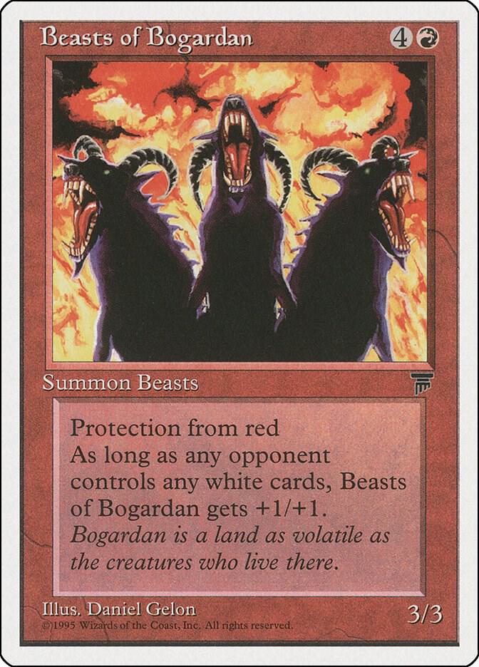 Beasts of Bogardan card from Chronicles