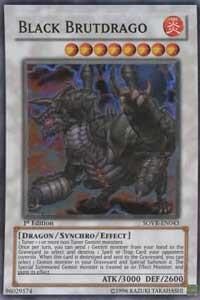 Black Brutdrago SOVR-EN043 card from Stardust Overdrive