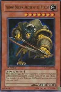 Yellow Baboon, Archer of the Forest SOVR-EN084 card from Stardust Overdrive
