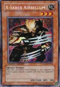 X-Saber Airbellum HA01-EN011 card from Hidden Arsenal