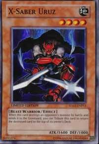 X-Saber Uruz HA01-EN012 card from Hidden Arsenal