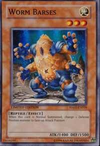 Worm Barses HA01-EN018 card from Hidden Arsenal