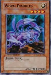 Worm Dimikles HA01-EN020 card from Hidden Arsenal
