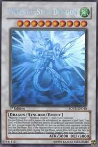 Majestic Star Dragon (Ghost Rare) SOVR-EN040 card from Stardust Overdrive