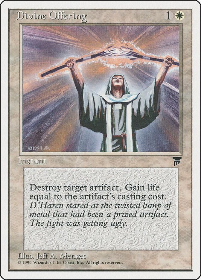 Divine Offering card from Chronicles