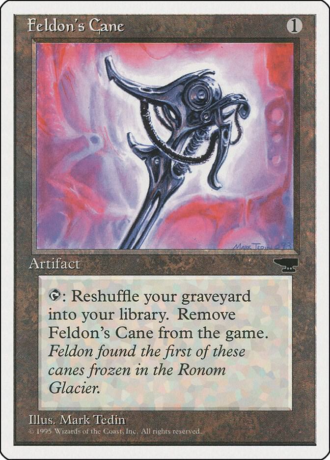 Feldon's Cane card from Chronicles