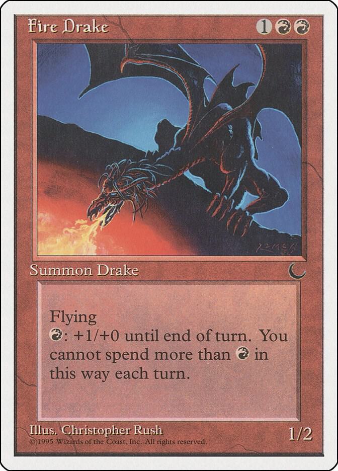 Fire Drake card from Chronicles