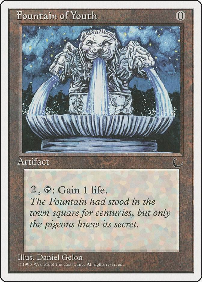 Fountain of Youth card from Chronicles