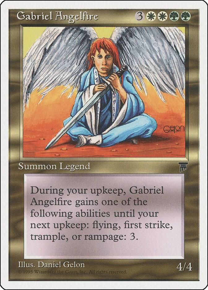 Gabriel Angelfire card from Chronicles