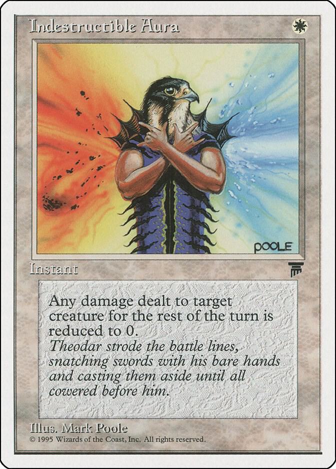 Indestructible Aura card from Chronicles