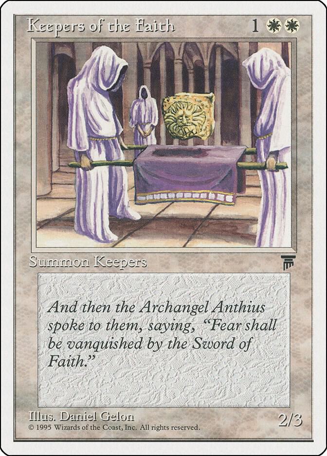Keepers of the Faith card from Chronicles