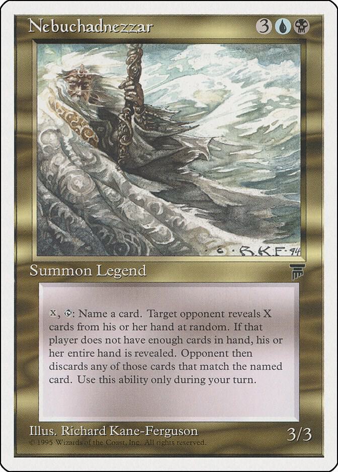 Nebuchadnezzar card from Chronicles
