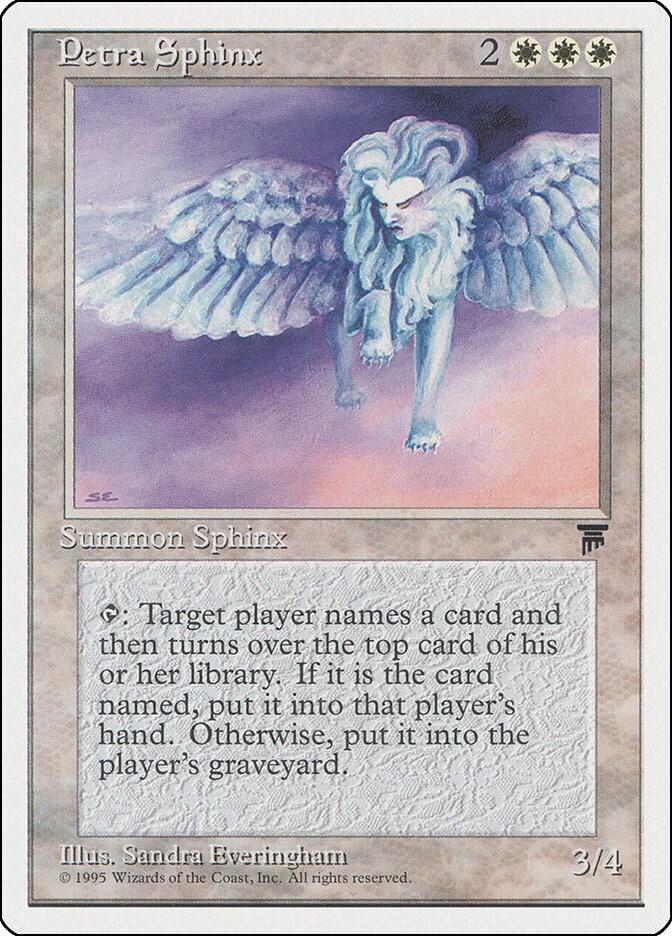 Petra Sphinx card from Chronicles