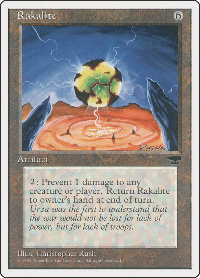 Rakalite card from Chronicles