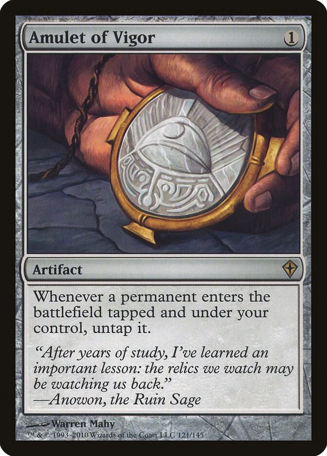 Amulet of Vigor 121 card from Worldwake