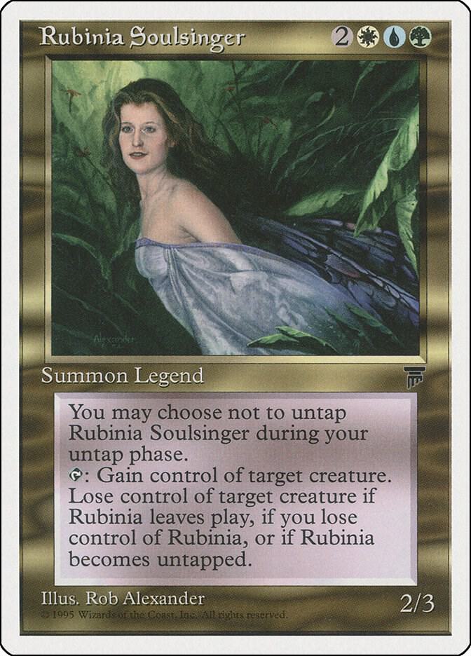 Rubinia Soulsinger card from Chronicles