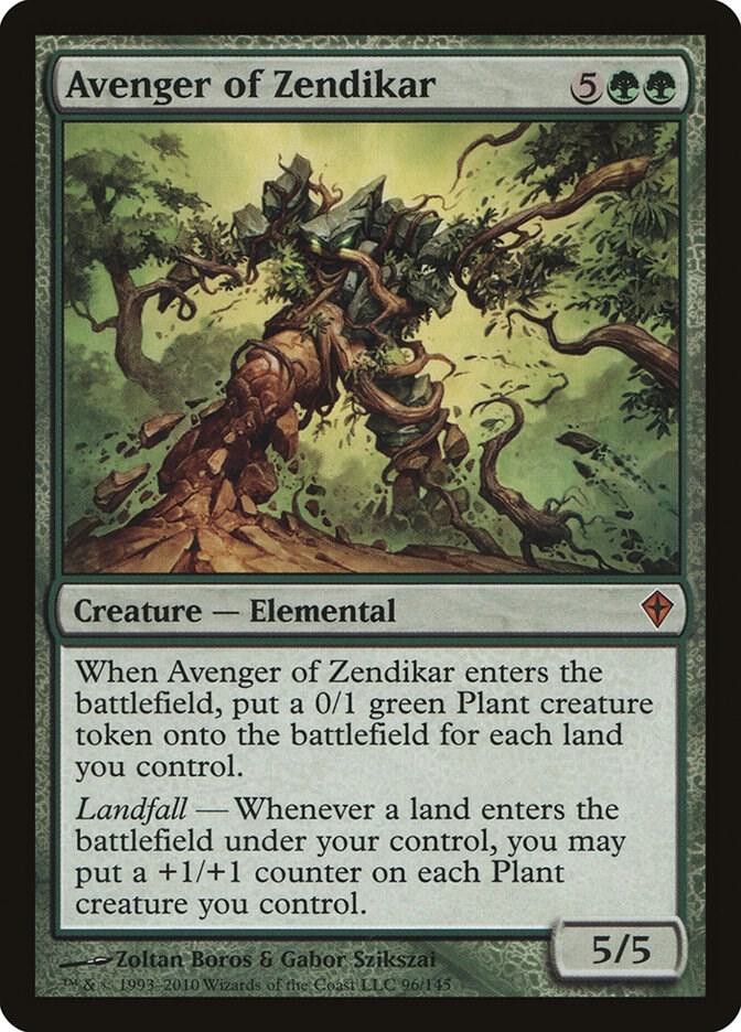 Avenger of Zendikar 96 card from Worldwake