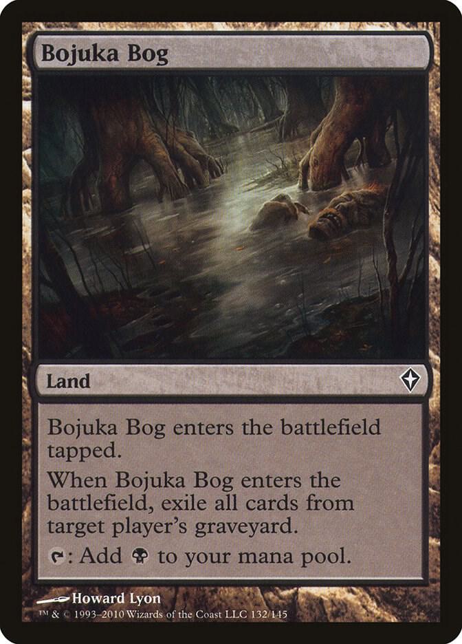 Bojuka Bog 132 card from Worldwake