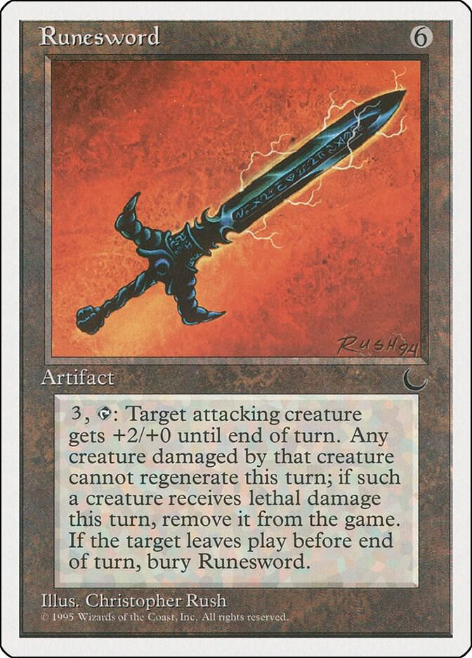 Runesword card from Chronicles