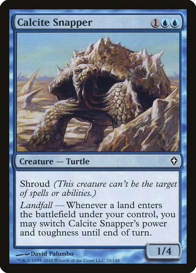 Calcite Snapper 25 card from Worldwake