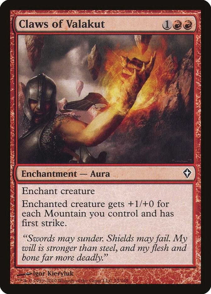 Claws of Valakut 75 card from Worldwake