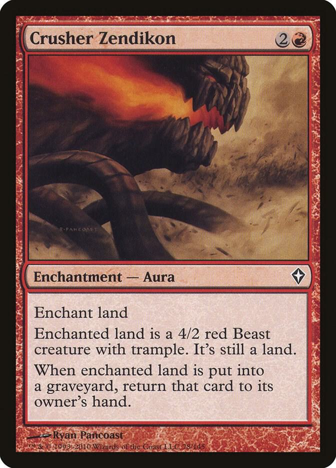 Crusher Zendikon 78 card from Worldwake