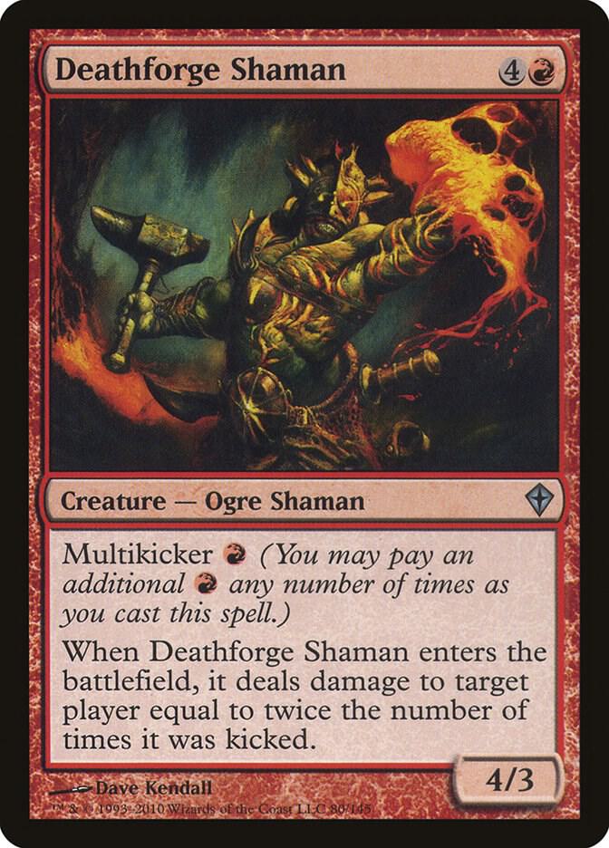 Deathforge Shaman 80 card from Worldwake
