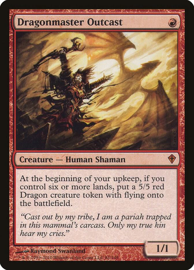 Dragonmaster Outcast 81 card from Worldwake