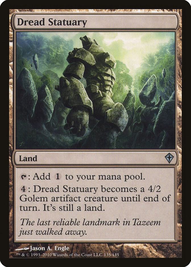 Dread Statuary 135 card from Worldwake