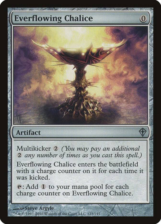 Everflowing Chalice 123 card from Worldwake