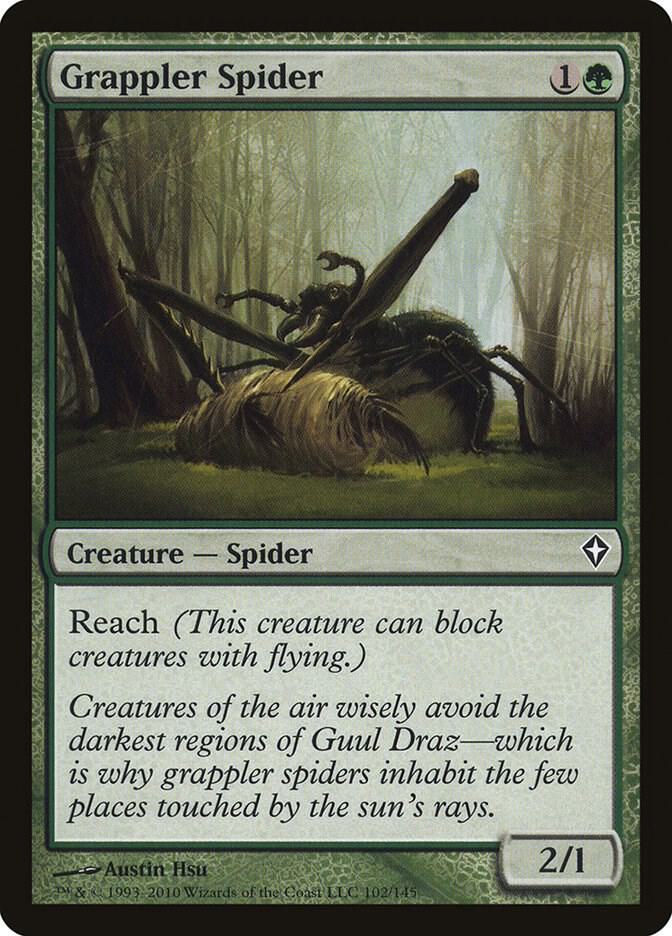 Grappler Spider 102 card from Worldwake