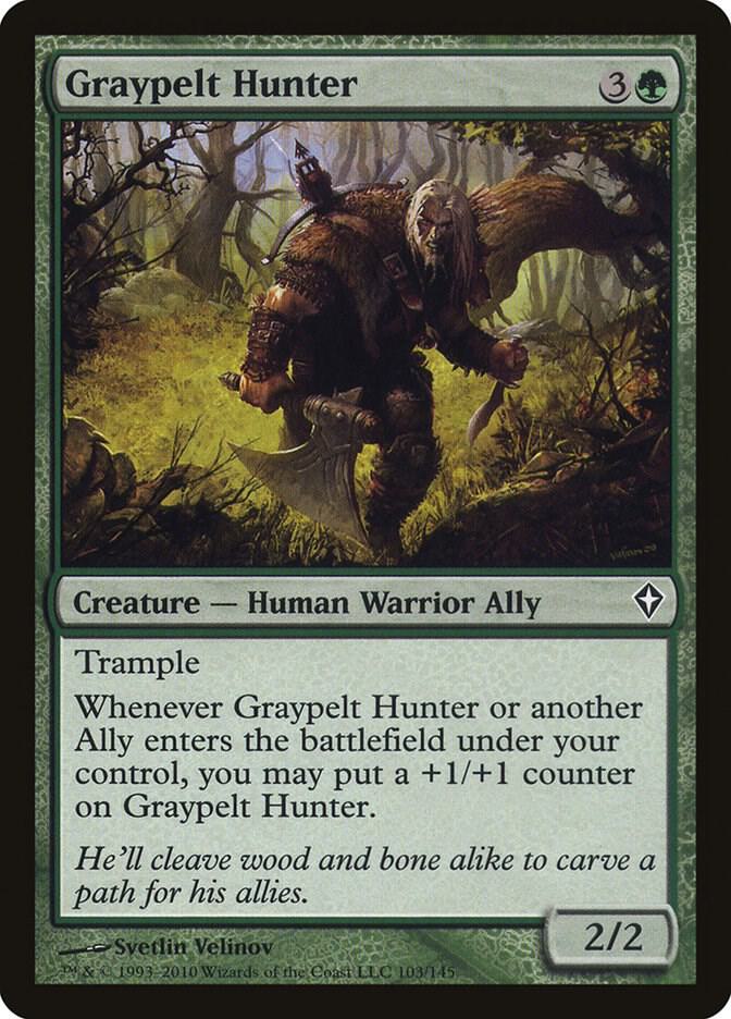Graypelt Hunter 103 card from Worldwake