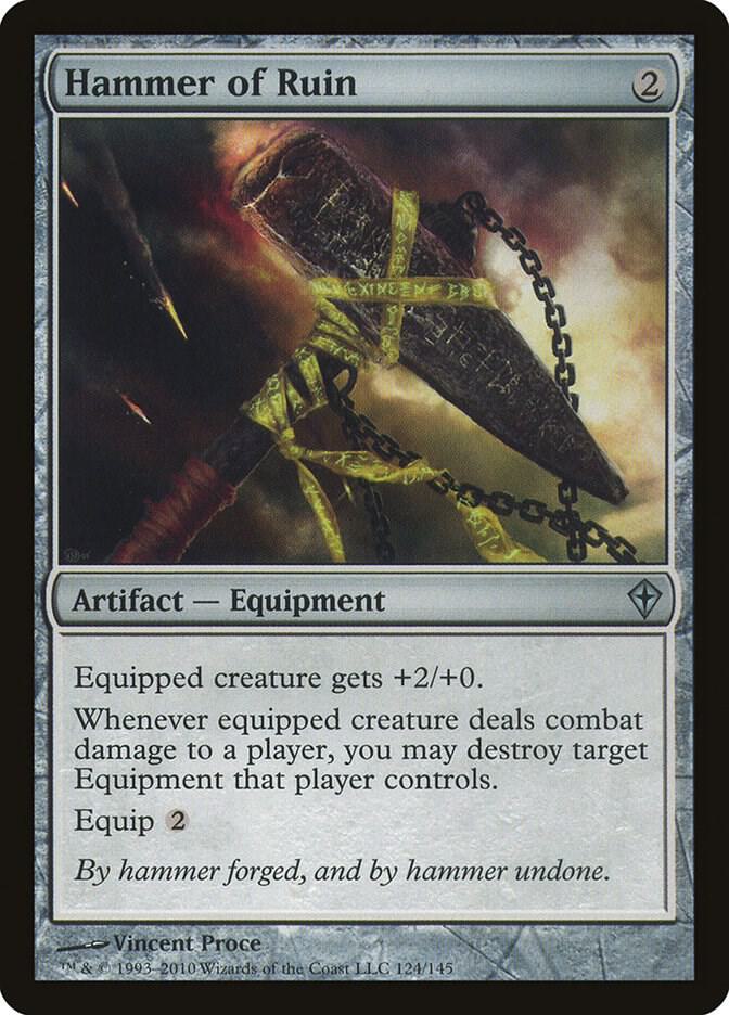 Hammer of Ruin 124 card from Worldwake
