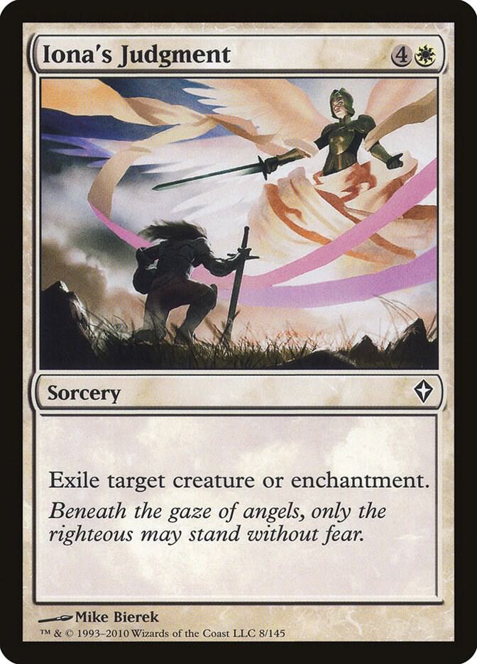 Iona's Judgment 8 card from Worldwake