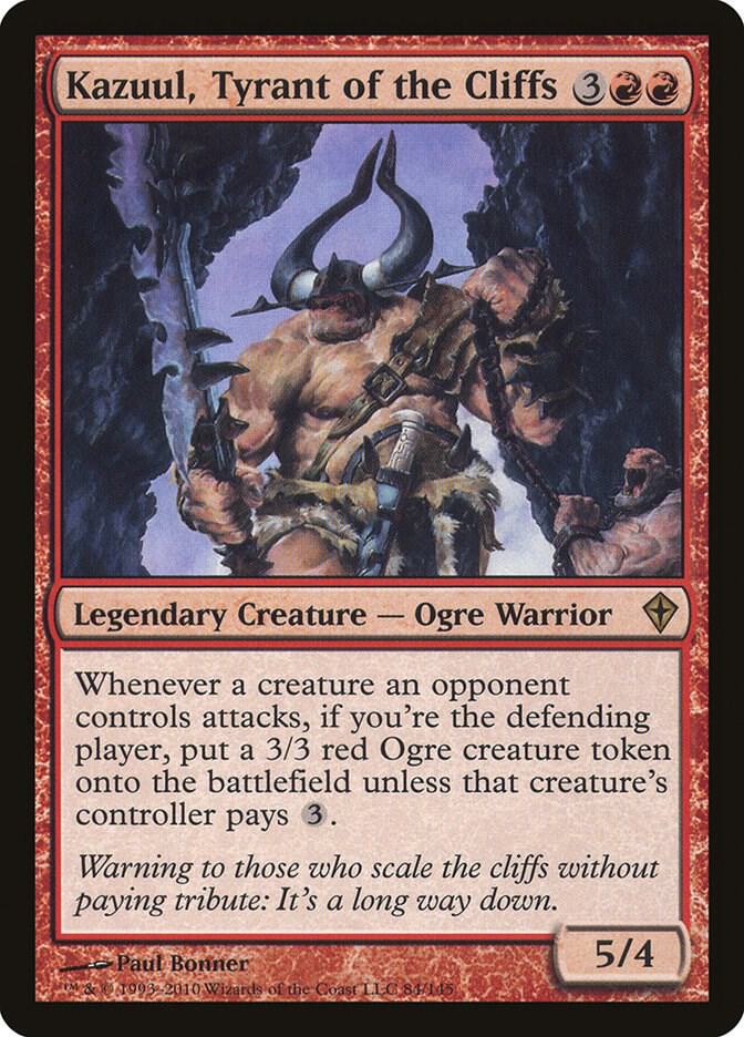 Kazuul, Tyrant of the Cliffs 84 card from Worldwake