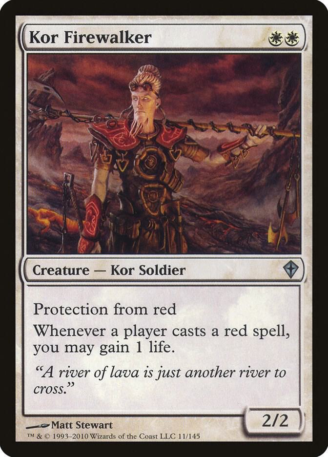 Kor Firewalker 11 card from Worldwake
