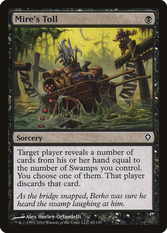 Mire's Toll 60 card from Worldwake