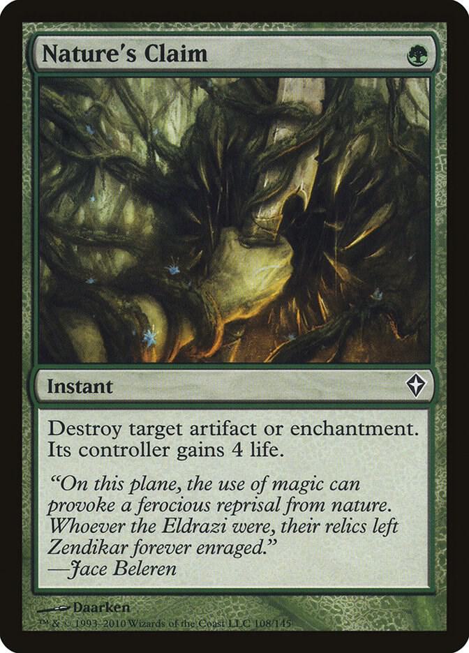 Nature's Claim 108 card from Worldwake