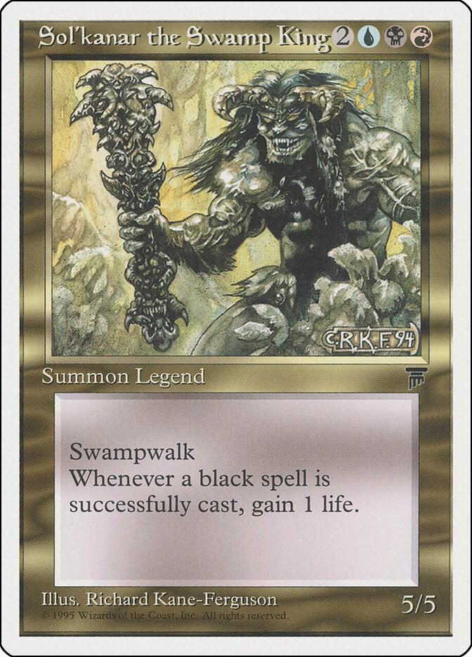Sol'kanar the Swamp King card from Chronicles