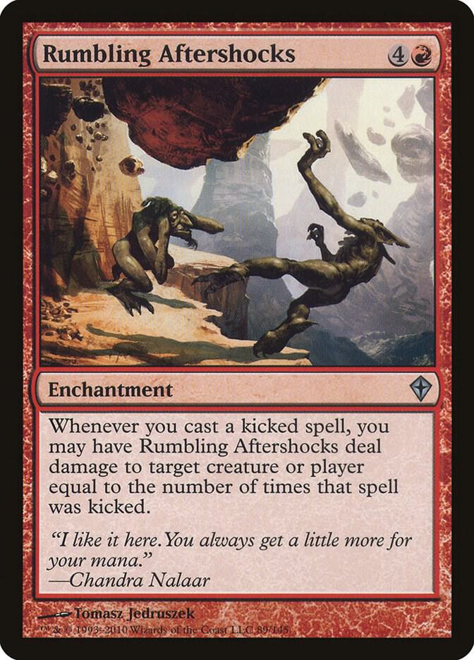 Rumbling Aftershocks 89 card from Worldwake