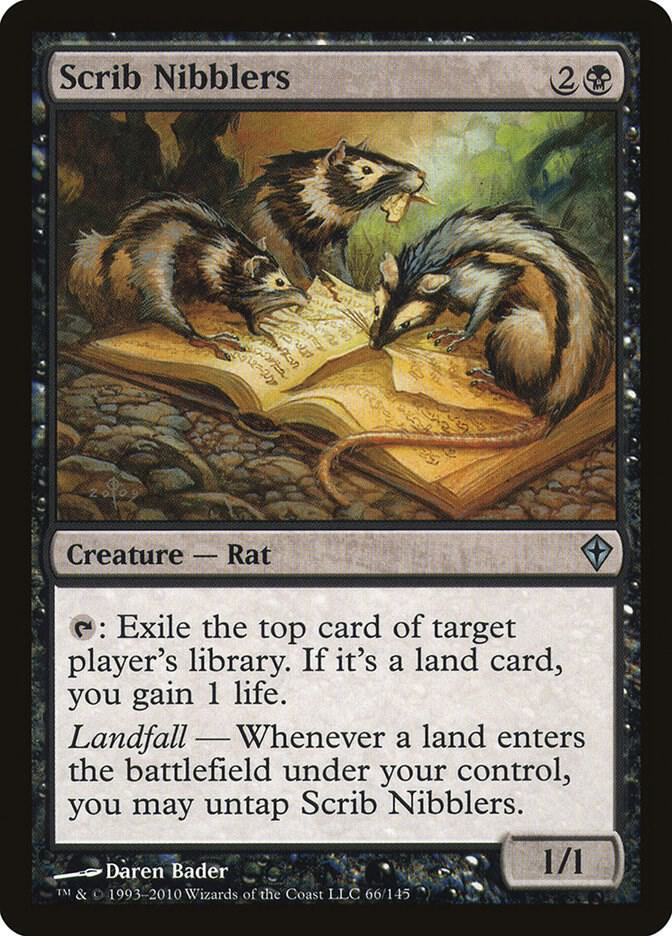 Scrib Nibblers 66 card from Worldwake