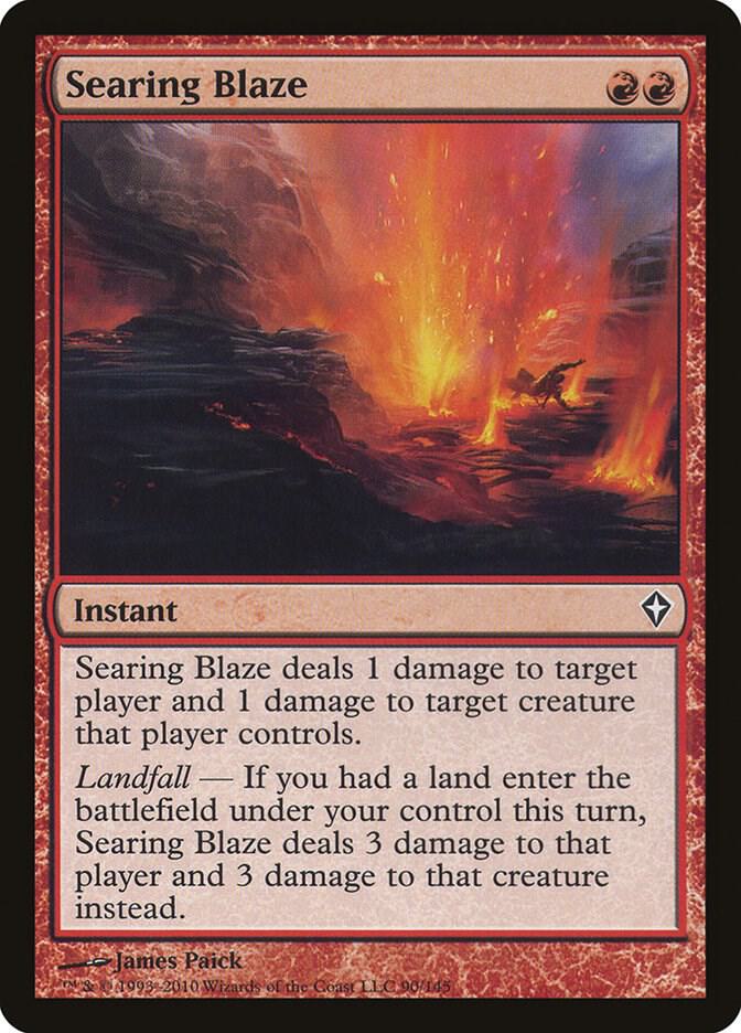 Searing Blaze 90 card from Worldwake