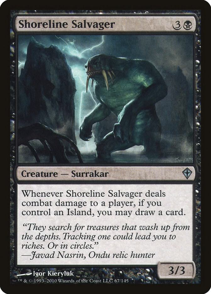 Shoreline Salvager 67 card from Worldwake
