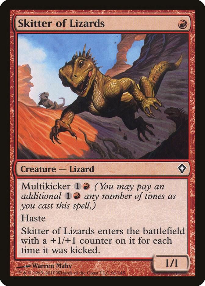 Skitter of Lizards 91 card from Worldwake