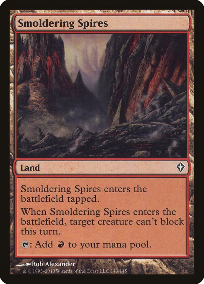 Smoldering Spires 143 card from Worldwake