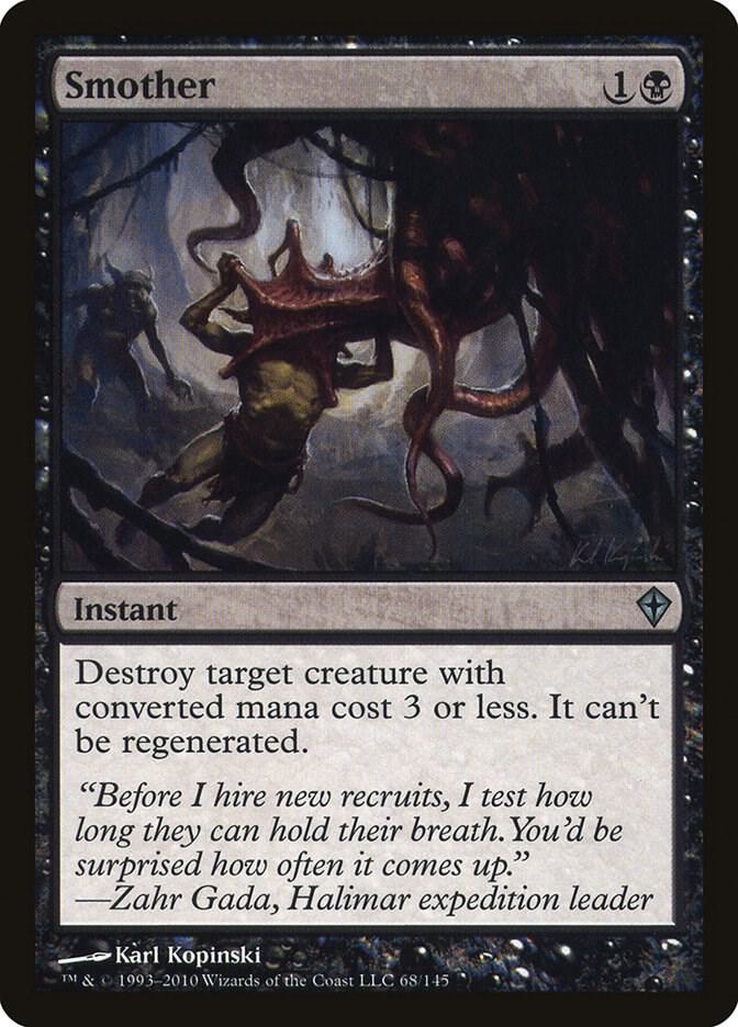 Smother 68 card from Worldwake